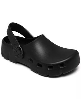 Birkenstock: Чёрные сабо 