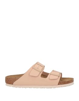 Birkenstock: Бежевые сандалии 