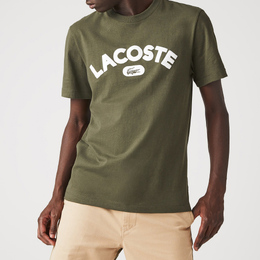 Lacoste: Зелёная футболка 