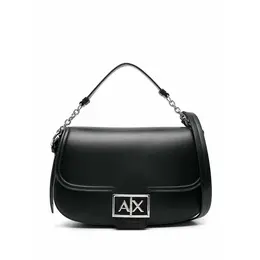 Armani Exchange: Чёрная сумка 