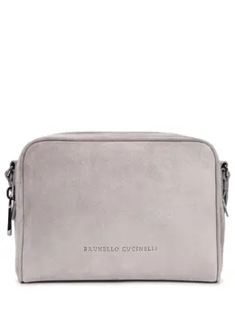 BRUNELLO CUCINELLI: Серая сумка 