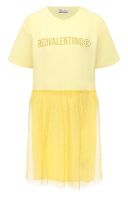 REDVALENTINO: Хлопковое платье 