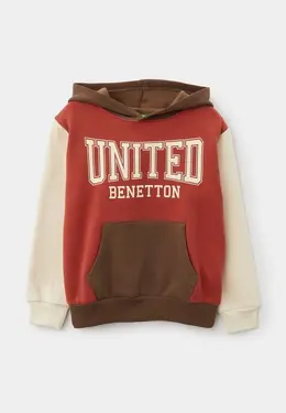 United Colors of Benetton: Коричневая толстовка 