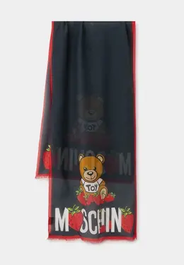 Moschino: Серый шарф 