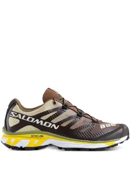 Salomon: Коричневые кроссовки 