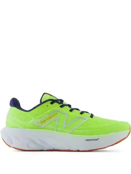 New Balance: Зелёные кроссовки 