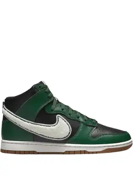 Nike: Зелёные кроссовки  Dunk High