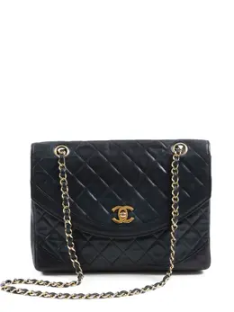 CHANEL Pre-Owned: Чёрная сумка 