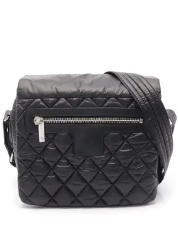 CHANEL Pre-Owned: Чёрная сумка через плечо 