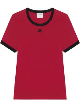 Courrèges: Красная футболка 