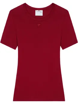 Courrèges: Красная футболка 