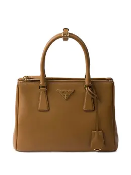 Prada: Коричневая сумка-шоппер 