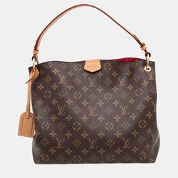 Louis Vuitton: Коричневая сумка 