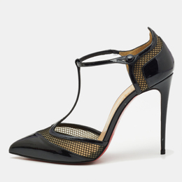 Christian Louboutin: Чёрные сандалии 