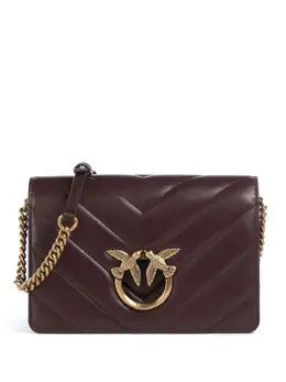 PINKO: Коричневая сумка  Love Birds