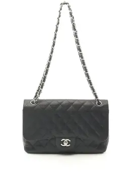 CHANEL Pre-Owned: Чёрная сумка 