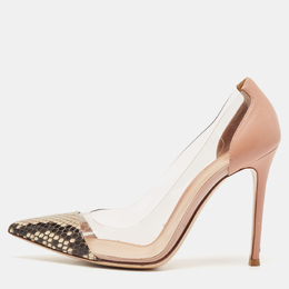 Gianvito Rossi: Многоцветные туфли  Plexi