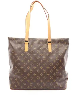 Louis Vuitton Pre-Owned: Коричневая сумка-шоппер 