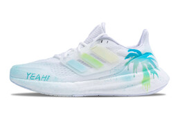 Adidas: Зелёные кроссовки  PureBoost