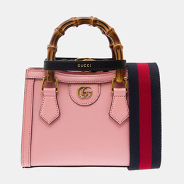 Gucci: Розовая сумка-шоппер 