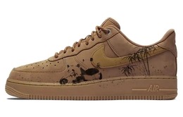 Nike: Коричневые кроссовки  Air Force 1