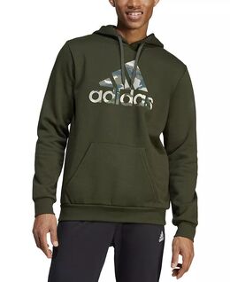 Adidas: Толстовка  Badge of Sport с капюшоном