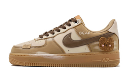Nike: Коричневые кроссовки  Air Force 1