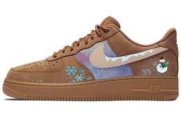 Nike: Коричневые кроссовки  Air Force 1