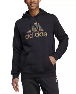 Adidas: Толстовка  Badge of Sport с капюшоном