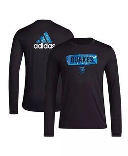 Adidas: Чёрная футболка 