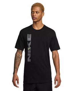 Nike: Чёрная футболка  Dri FIT