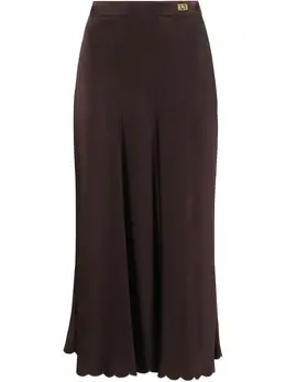 Elisabetta Franchi: Коричневая юбка 