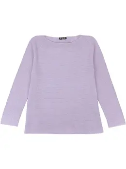 Loro Piana: Фиолетовый свитер 