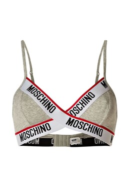 Moschino: Серый бюстгальтер 