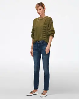 7 For All Mankind: Прямые джинсы  Roxanne