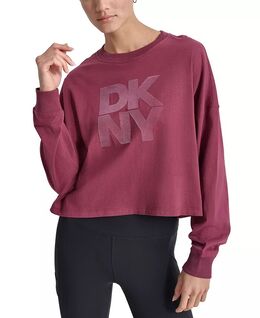 DKNY: Хлопковый топ 