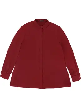 Loro Piana: Бордовая рубашка 