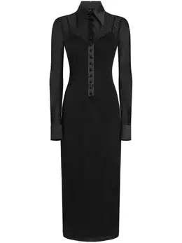 Dolce & Gabbana: Атласное платье 