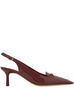 Ferragamo: Бордовые туфли  Vara