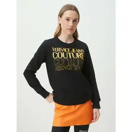 Versace Jeans Couture: Чёрный свитшот 