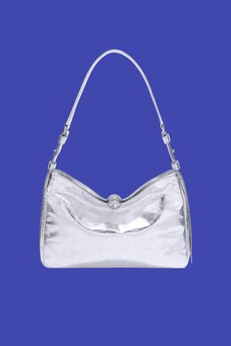 Furla: Серебристая сумка 