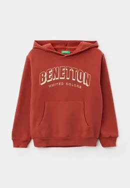 United Colors of Benetton: Бордовая толстовка 