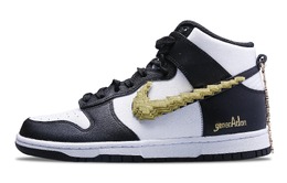 Nike: Чёрные кроссовки  Dunk High