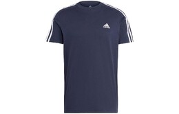 Adidas: Синяя футболка 