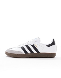 Adidas Originals: Белые кроссовки  Samba
