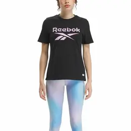 Reebok: Чёрная футболка 