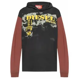 DIESEL: Серая толстовка 