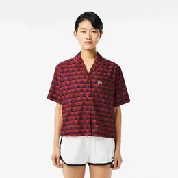 LACOSTE: Красная рубашка 