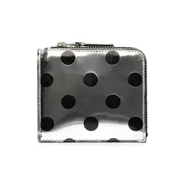 Comme des Garcons Wallet: Серебристый кошелёк 