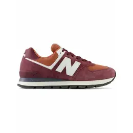 New Balance: Бордовые кроссовки  574